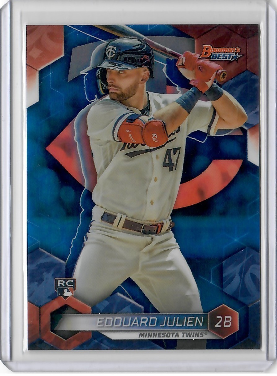 2023 Bowman's Best Blue Refractors #36 Edouard Julien /150