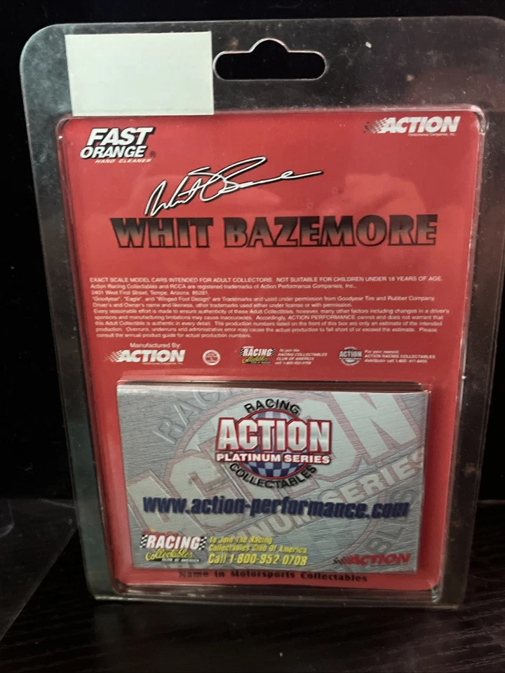 WHIT BAZEMORE FAST ORANGE 1995 DODGE FUNNY CAR NHRA 1/64 ACTION DIECAST CAR 9000 - Image 4 of 4