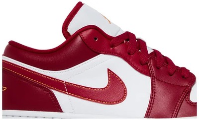 Air Jordan 1 Low Cardinal Red 553558-607 Men Size | eBay