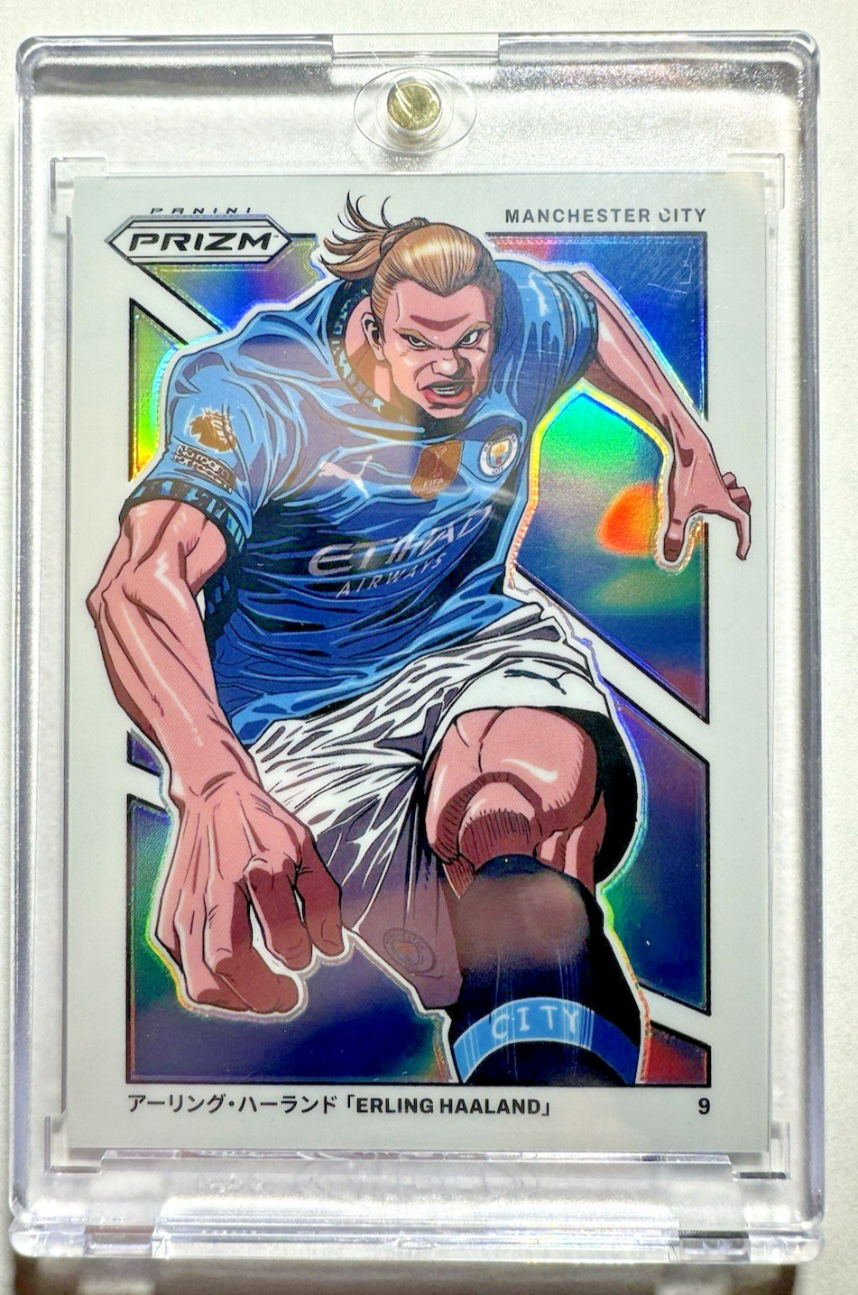 2024-25 Panini Prizm EPL Erling Haaland Manga Case Hit SSP Manchester City