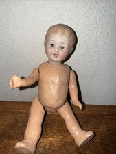 Antique Bisque Head Doll Boy Toddler Composition Body 6.5  