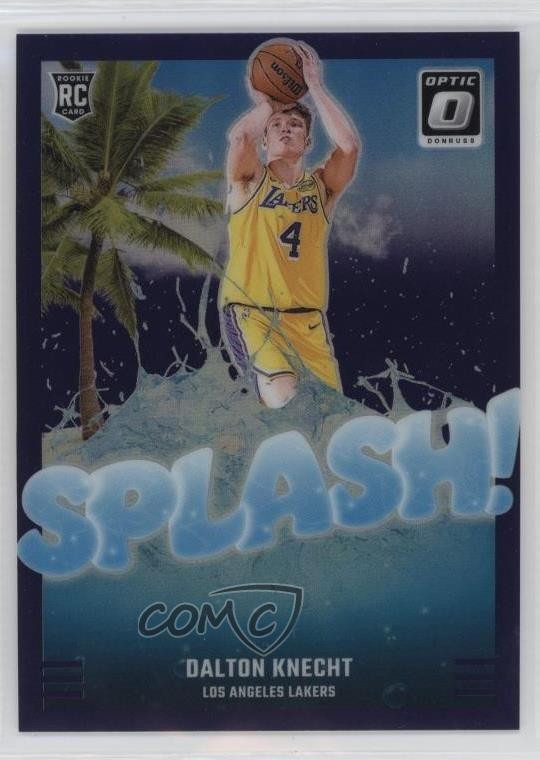 2024 Panini Donruss Optic Splash! Purple Prizm Dalton Knecht #12 Rookie RC 1k98