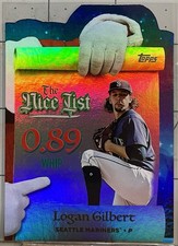 2025 Topps Holiday Logan Gilbert Making The Nice List #MNL-17 Mariners
