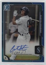 2015 Bowman Chrome Prospects Blue Refractor 143/150 Austin Cousino Auto qw7