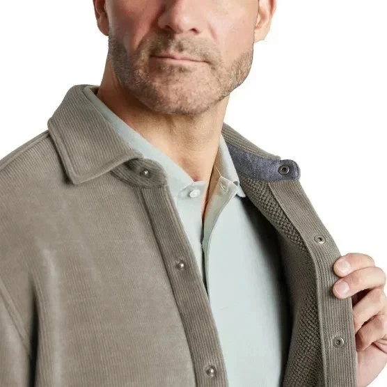 Copper & Oak Men's Side Pocket Comfort Stretch Jacket, Brown, Size M - product detail image 2