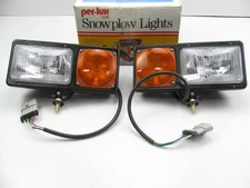 Grote 64261-4 Per-Lux Snowplow Truck SNOW Plow Lights Headlight Lamps PAIR