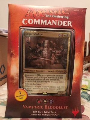 mtg vampire commander deck 2017 MTG Vampiric Bloodlust - Commander 2017 Deck - Sealed - Magic the Gathering
