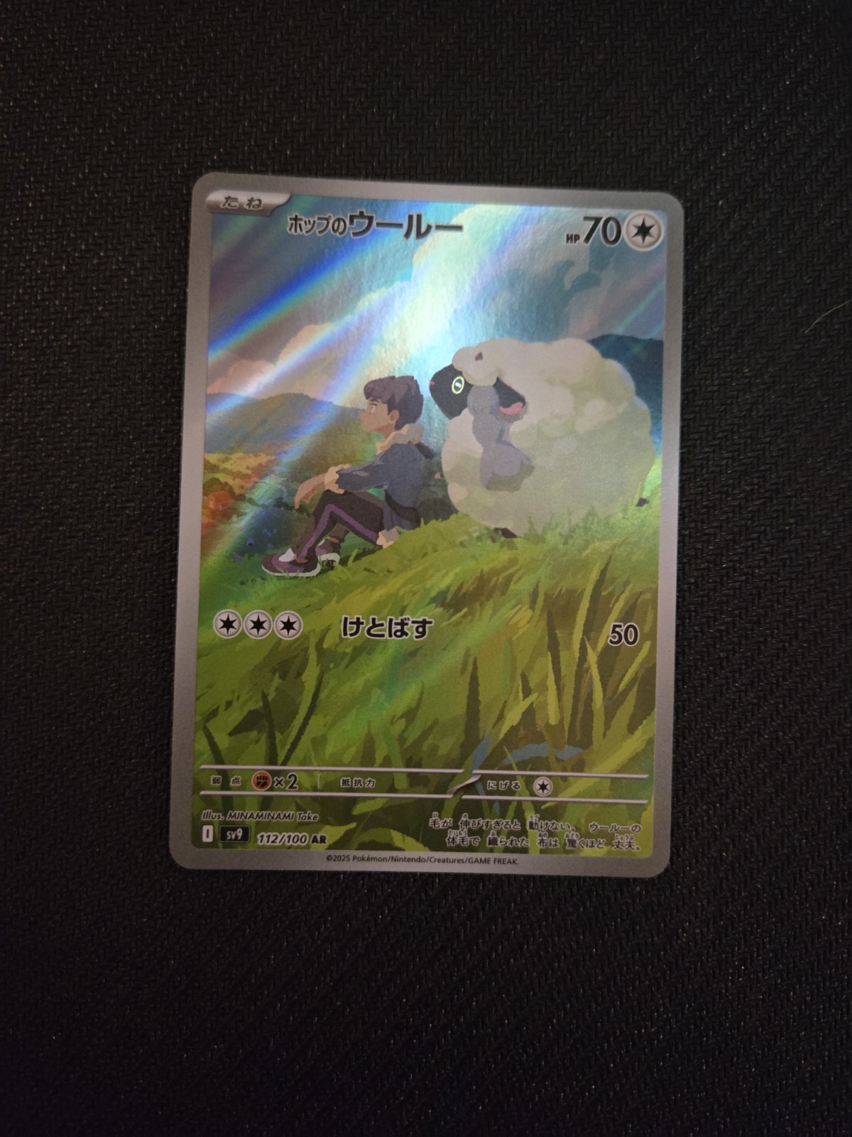 Hop's Wooloo AR 112/100 SV9 Battle Partners Pokemon Card Japanese NM US Seller 