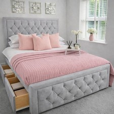 DIVAN BED WITH ORTHOPEDIC MATTRESS OPTION + 54" HEADBOARD DOUBLE & KING SIZE