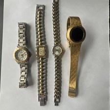 Casio Citizen Bulova Otron Analog Quartz Women's Watch Lot of 4 As is