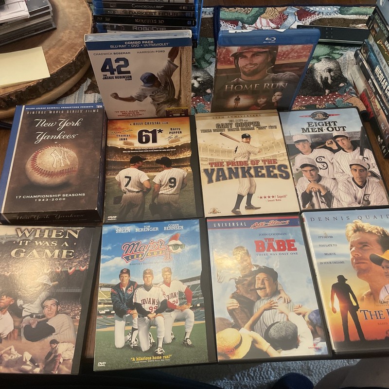 Baseball Movie Collection. 2 Blu-ray & 12 DVDs