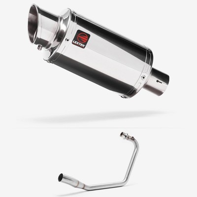 Lextek Stainless Steel YP4 Stubby Exhaust System for Kiden, Lexmoto, Zontes NEW