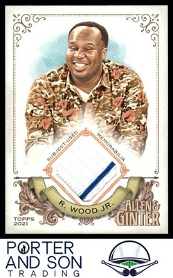 Roy Wood Jr. Full-Size Relics 2021 Topps Allen & Ginter #AGA-RWJ Baseball Card