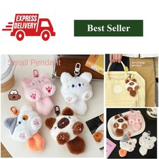 Plush Cat Keychain Backpack Pendant Cute Animal Bag Charm 4 Colors
