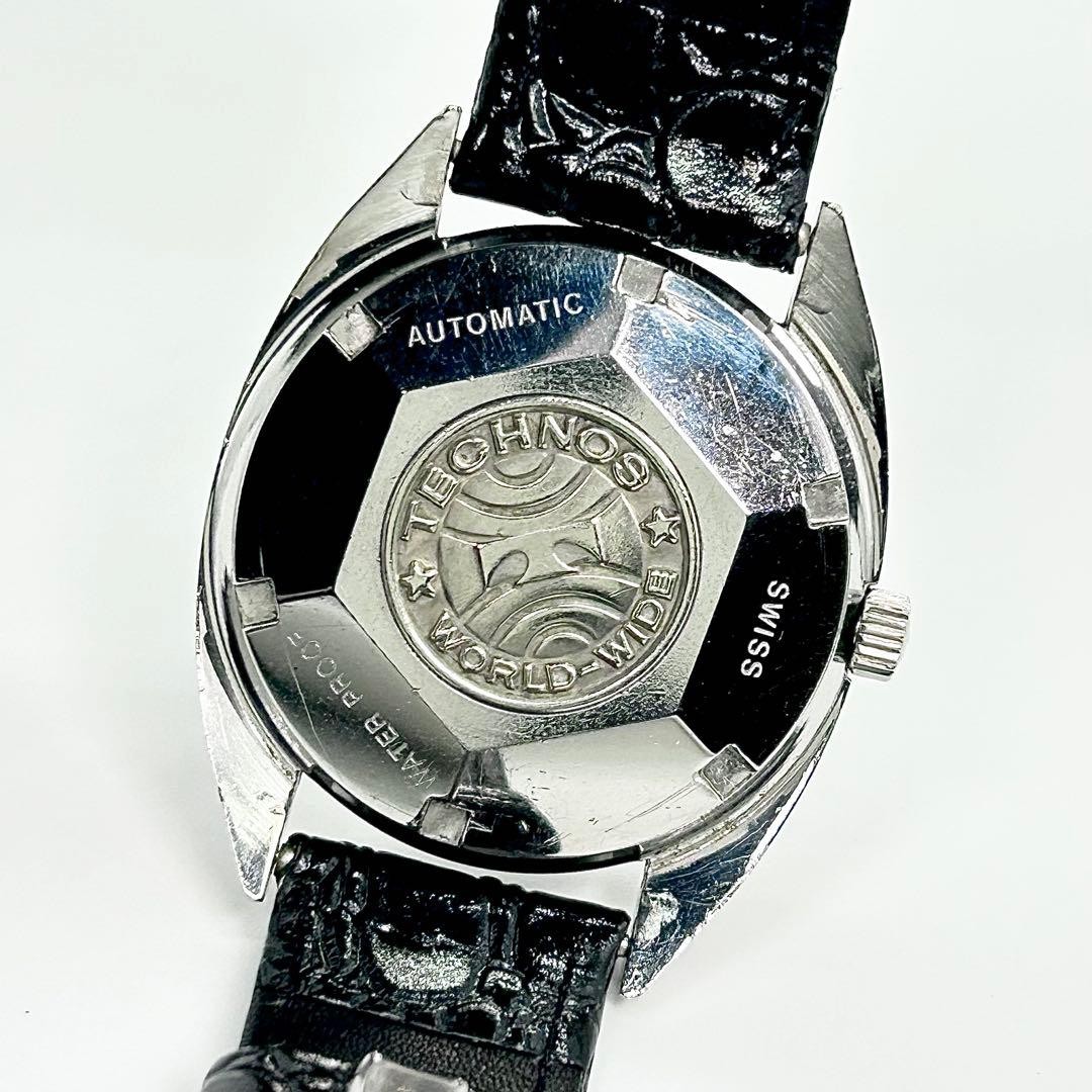 Technos Sky Light Automatic Watch Black Silver Un… - image 11