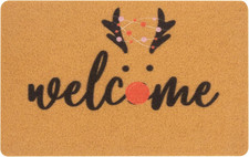 Christmas Door Mat Outdoor Welcome Mat for Front Door, Merry Christmas Doormat -