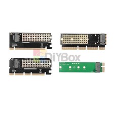 Lot NVME M Key M.2 SSD To PCI-E PCI Express 16x 8x 4x 1x Adapter Expansion Card