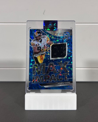 2021 Panini Spectra - Max Impact Hines Ward #MI-HW Neon Blue 50/60 (MEM, GW)