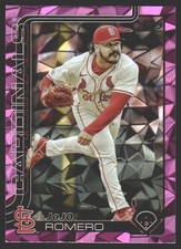 JoJo Romero #US346 2025 Topps Update Pink Diamante Foil St. Louis Cardinals