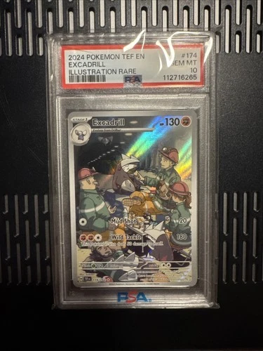 Pokemon Excadrill Temporal Forces Illustration Rare #174 PSA 10 Gem Mint