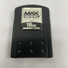 Max Memory 16MB Memory Card Datel Playstation 2 PS2 Console Video Game System
