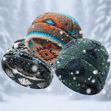 Outdoor Windproof Winter Thermal Warm Hat Cold Weather Skull Cap For Men Women