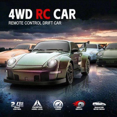 1:24 4WD RC Racing Car 2.4G 20KM/H Brushless High Speed Remote Control Drift Car
