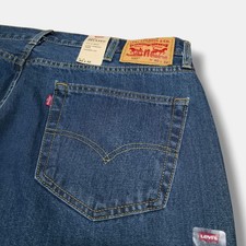 Levis 550 Mens Blue Jeans Relaxed Fit Tapered Leg Size 40 x 32 Dark Wash New