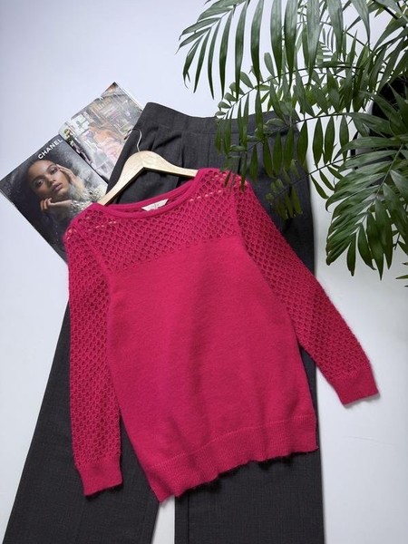Women Jasper Conran Sweater Pink Angora M