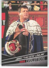 2018 Topps WWE Evolution Jerry The King Lawler #E-21