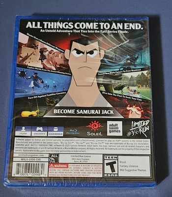 Samurai Jack Battle Through Time PS4 PLAYSTATION 4 Limited Run