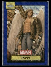 2024 Topps Chrome Marvel #93 Angel Blue Wave Refractor #/150
