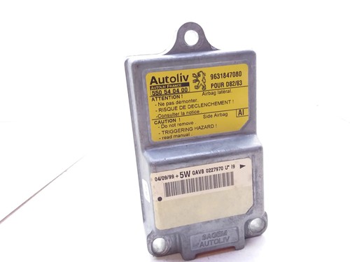 PEUGEOT 406 8B Airbag-Steuergerät 9631847080 550540400 2.00 Diesel 12025395