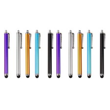 10 Pcs Cell Phones Capacitive Pen Tips Rubber Touch Stylists Pens Screens