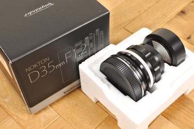 Voigtlander D35mm F1.2 Nokton MF Lens for Nikon Z Mount w/Hood