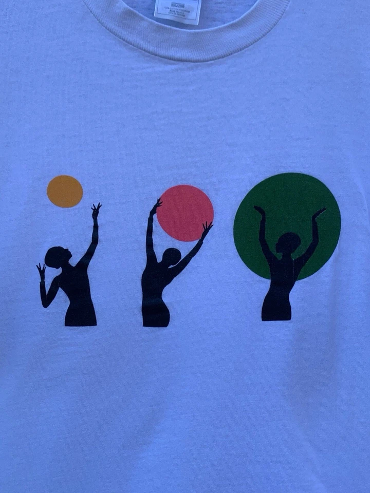 Vintage 1990s Lifetime Network Television For Women TV Art Tee Size XL - Image 3 of 4