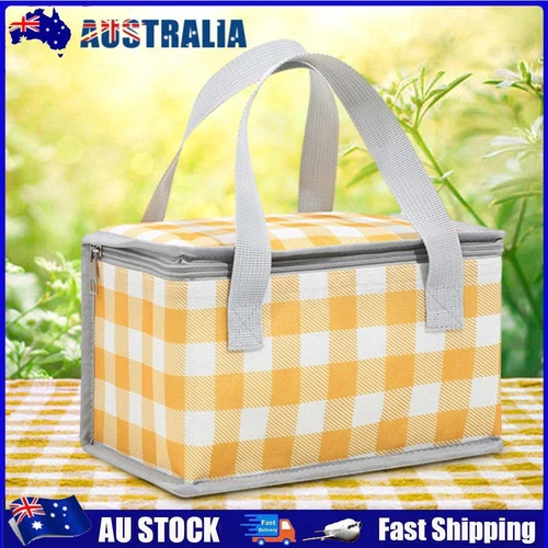AU Camping Lunch Bag Large Capacity Picnic Basket Bag Multifunction for Work Sch