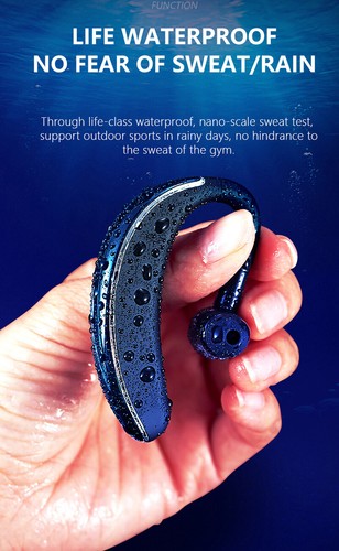 Lightweight Bluetooth Headset Wireless Stereo Earphone for Android iOS Phones - Picture 7 of 12