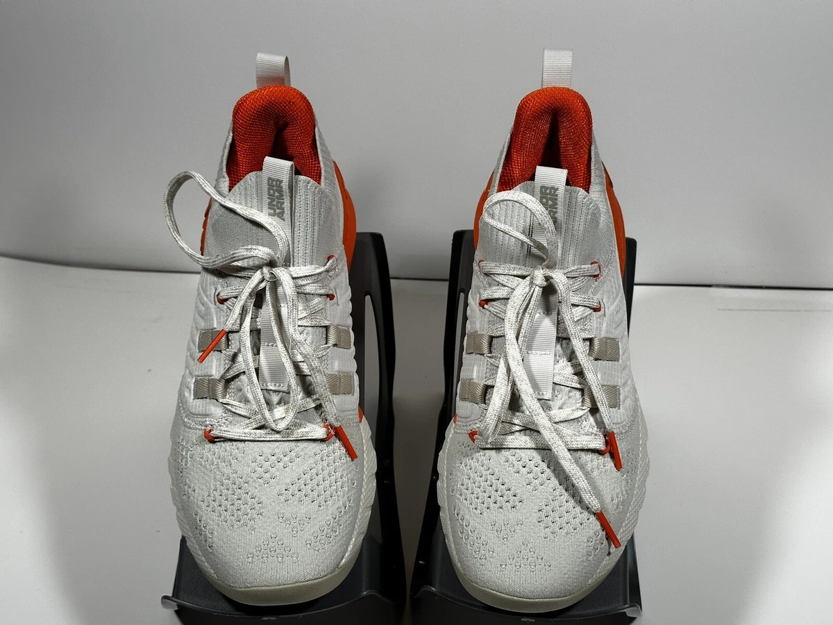 Under Armour Project Rock 3 Summit White Rogue Orange for sale | eBay