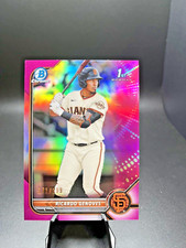2022 Bowman Chrome 1st Fuschia Refractor Ricardo Genoves #’D /199 #BCP-60