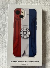 RedRoad 3D Stereo Amplifiers And Shockproof Case Transparent For iPhone 13