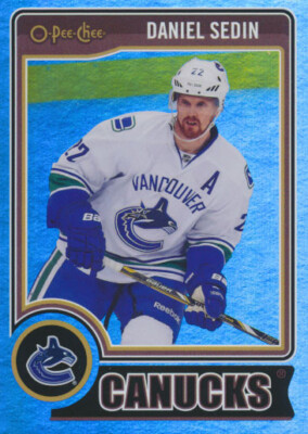 2014-15 O-Pee-Chee RAINBOW #285 DANIEL SEDIN - Vancouver Canucks