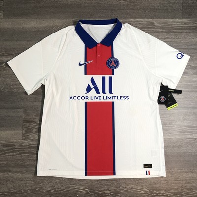 Nike Vaporknit PSG Paris Saint-Germain Away Jersey CD4188-101 Men's Size  XXL | eBay