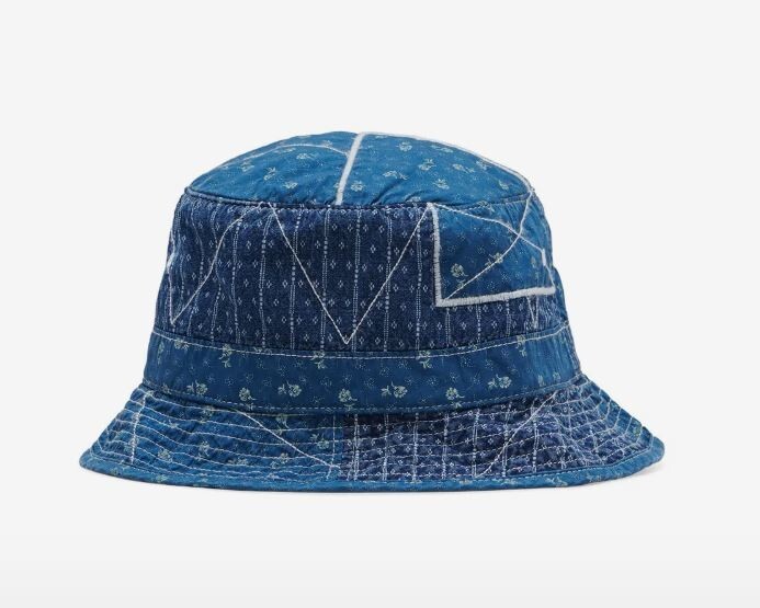 【Polo by RalphLauren】バケットハット Made in USA POLO RALPH LAUREN Patchwork Cotton Linen Bucket Hat - Multi