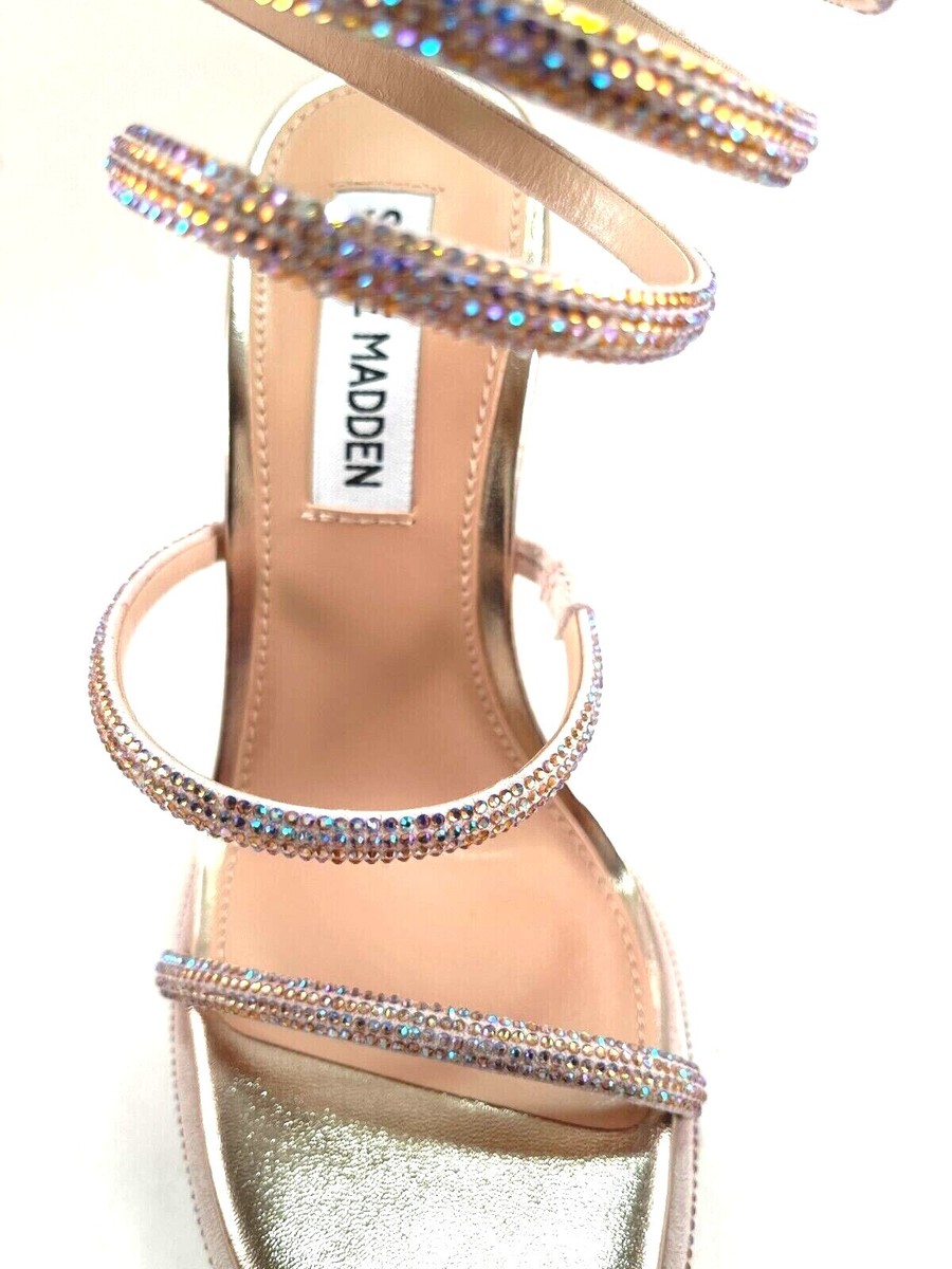 【Steve Madden】Adena 海外限定 ADENA Rhinestones Square-Toe Heel | Women's Heels – Steve Madden