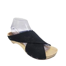 Jax & Bard Libby Hill Wooden Slide Sandals Women's Size 8.5-9