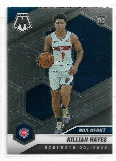 2020-21 Panini Mosaic Killian Hayes NBA Debut RC Base Card # 270
