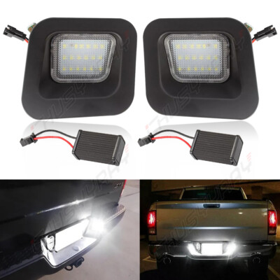 2016 Ram 1500 Accessories OXILAM S For Dodge RAM 2010-2018 - Super Bright White 5500K (Set Of 2) LED License Plate Light - Foto 3