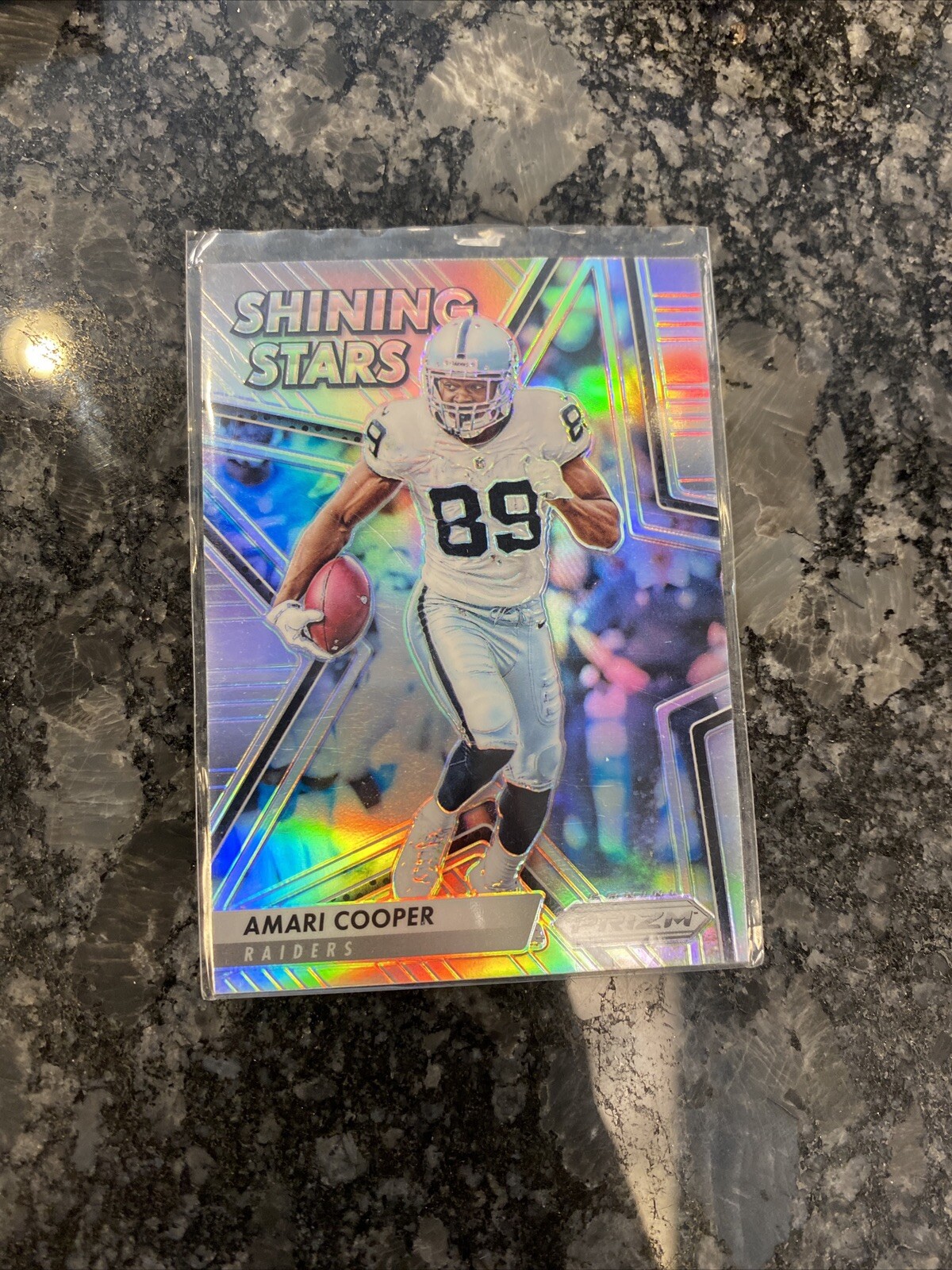 2016 Prizm AMARI COOPER Shining Stars #28 Silver Oakland Raiders