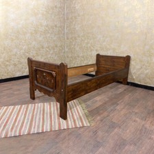 Voglauer Einzelbett Braun Antik Anno 1700 Bauernbett Landhaus Schlafzimmer